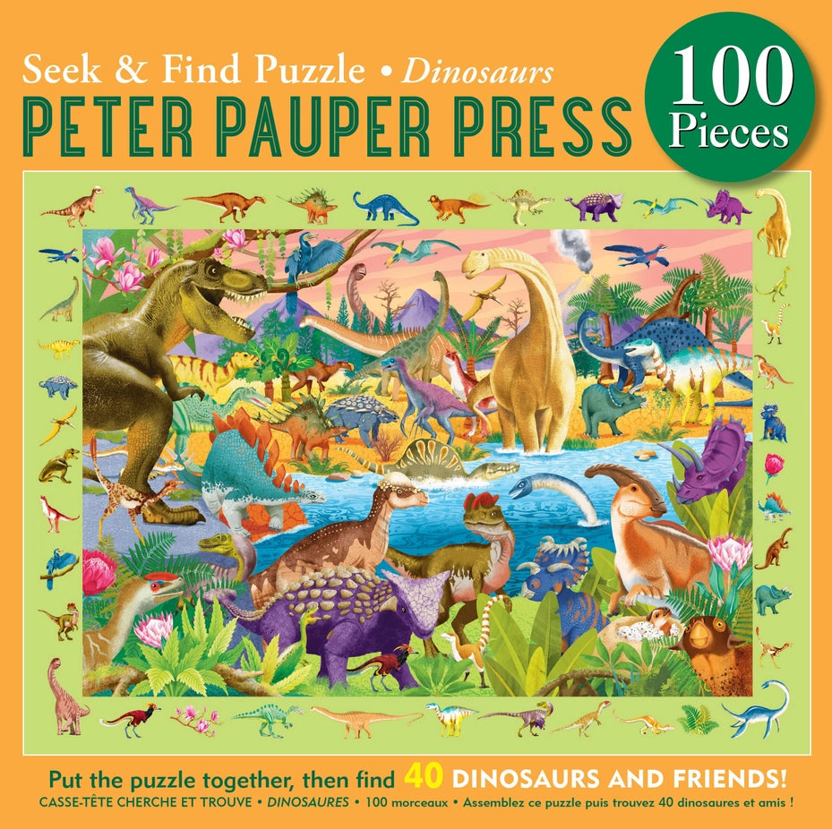 Seek & Find Dinosaur Puzzle - 100
