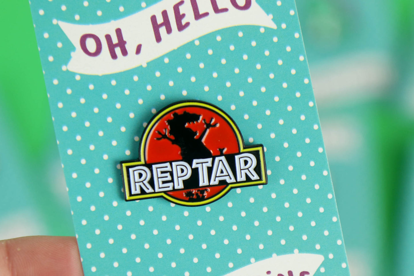 Dinosaur Enamel Pins (Varieties)