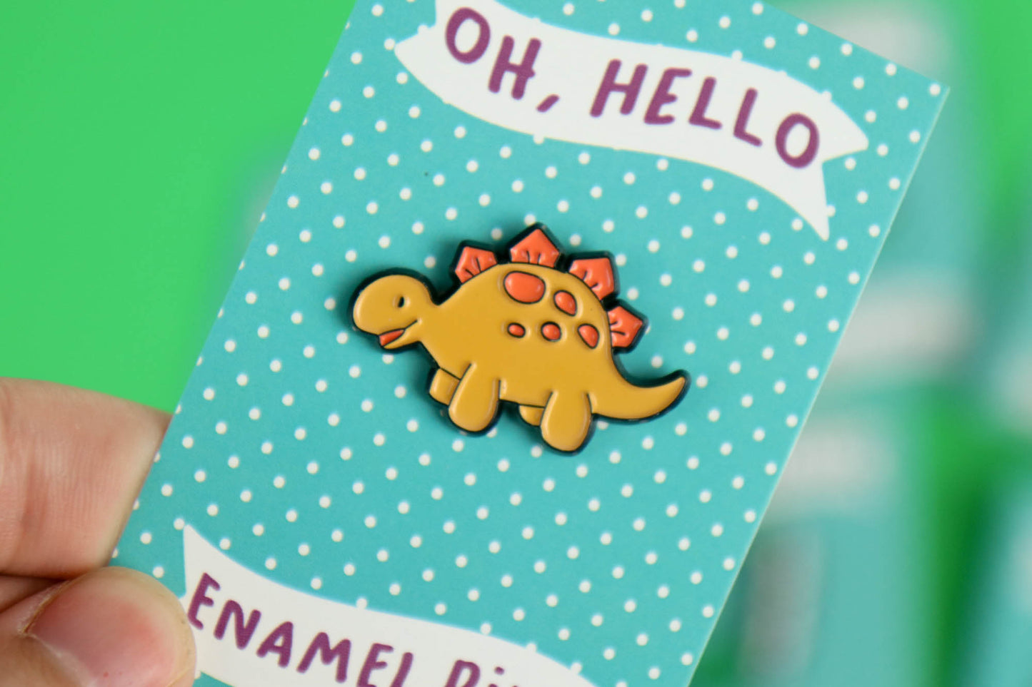 Dinosaur Enamel Pins (Varieties)