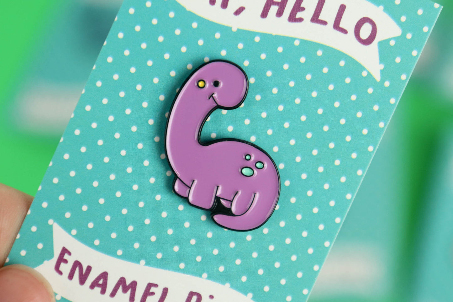 Dinosaur Enamel Pins (Varieties)