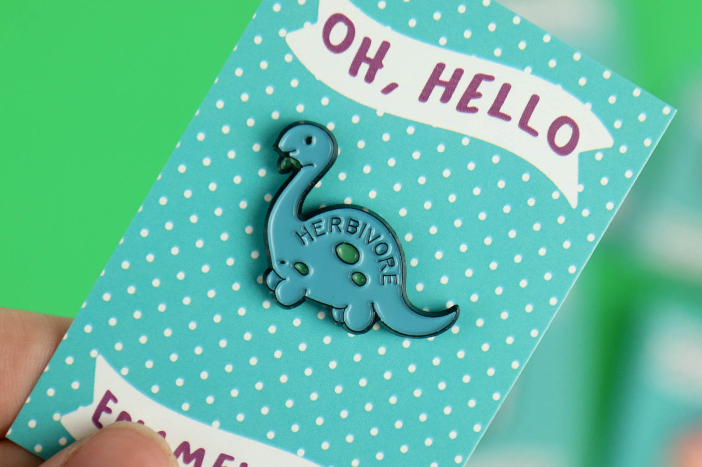 Dinosaur Enamel Pins (Varieties)