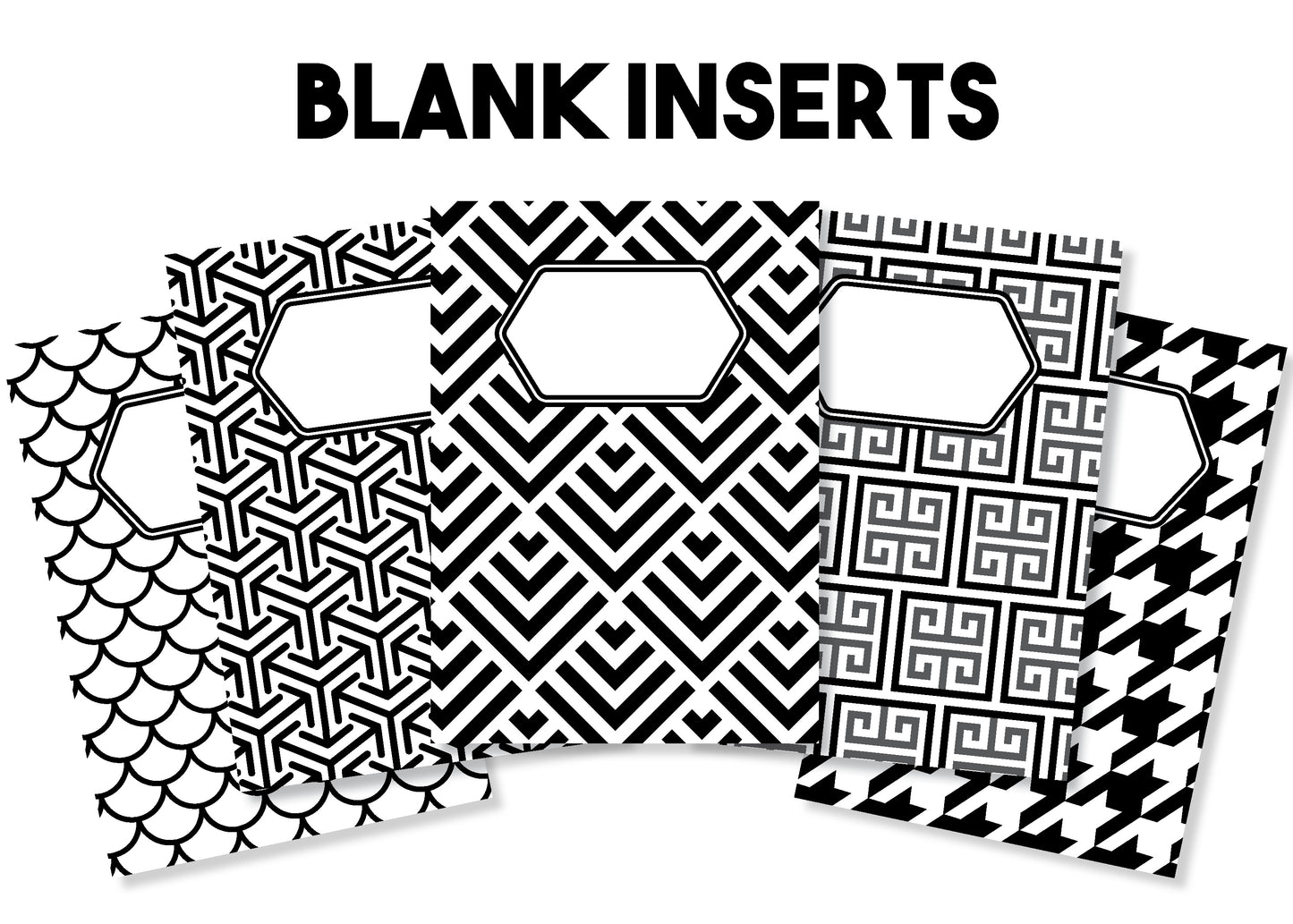 Blank Traveler's Notebook Insert - Oh, Hello Stationery Co. bullet journal Erin Condren stickers scrapbook planner case customized gifts mugs Travlers Notebook unique fun
