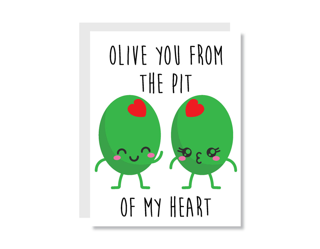 It's All About Food and Puns Greeting Card Set or Single - Set #36