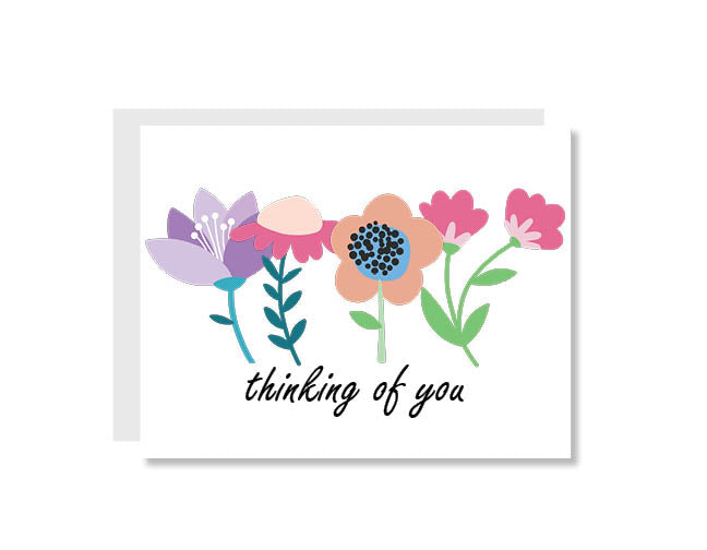 Thinking of You Greeting Card Set or Single - Set #25