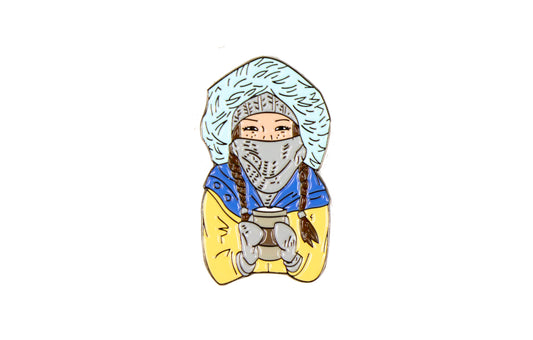 Cold AF Enamel Pin