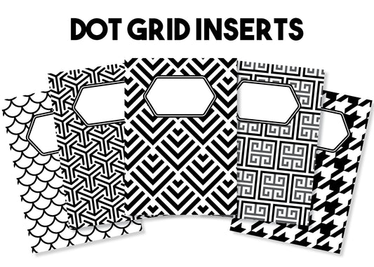 Dot Grid Traveler's Notebook Insert - Oh, Hello Stationery Co. bullet journal Erin Condren stickers scrapbook planner case customized gifts mugs Travlers Notebook unique fun