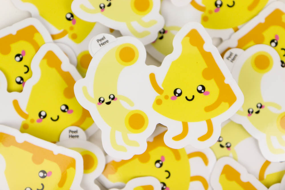 Macaroni and Cheese Vinyl Sticker