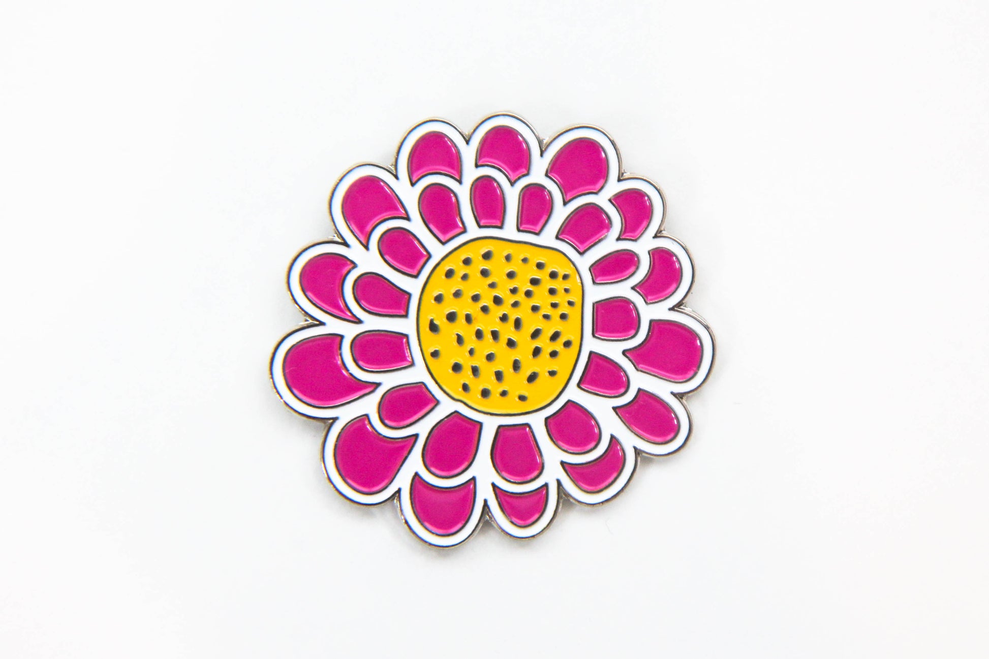 Flower Power Enamel Pin - Oh, Hello Stationery Co. bullet journal Erin Condren stickers scrapbook planner case customized gifts mugs Travlers Notebook unique fun