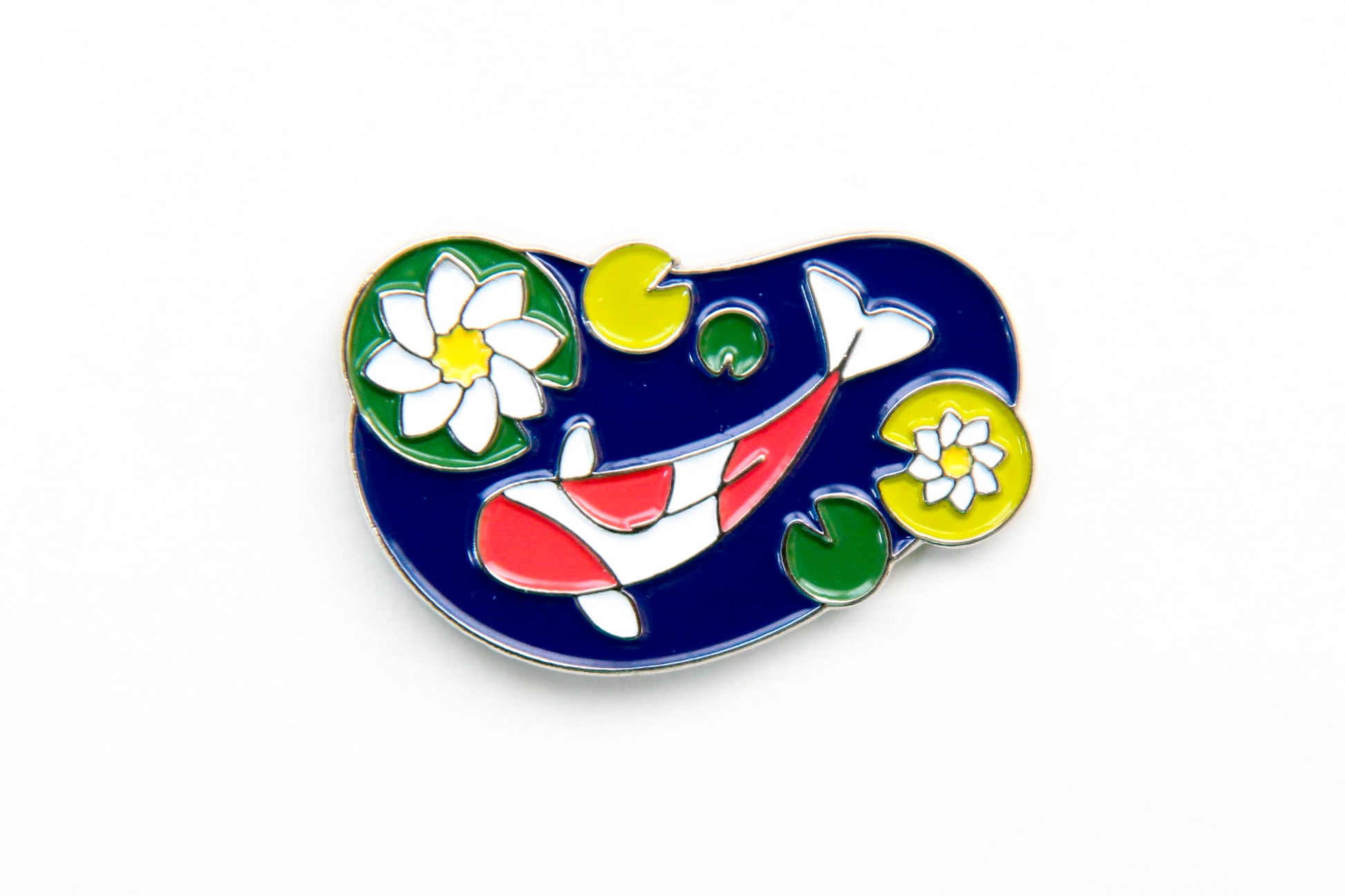 Koi Fish Enamel Pin - Oh, Hello Stationery Co. bullet journal Erin Condren stickers scrapbook planner case customized gifts mugs Travlers Notebook unique fun
