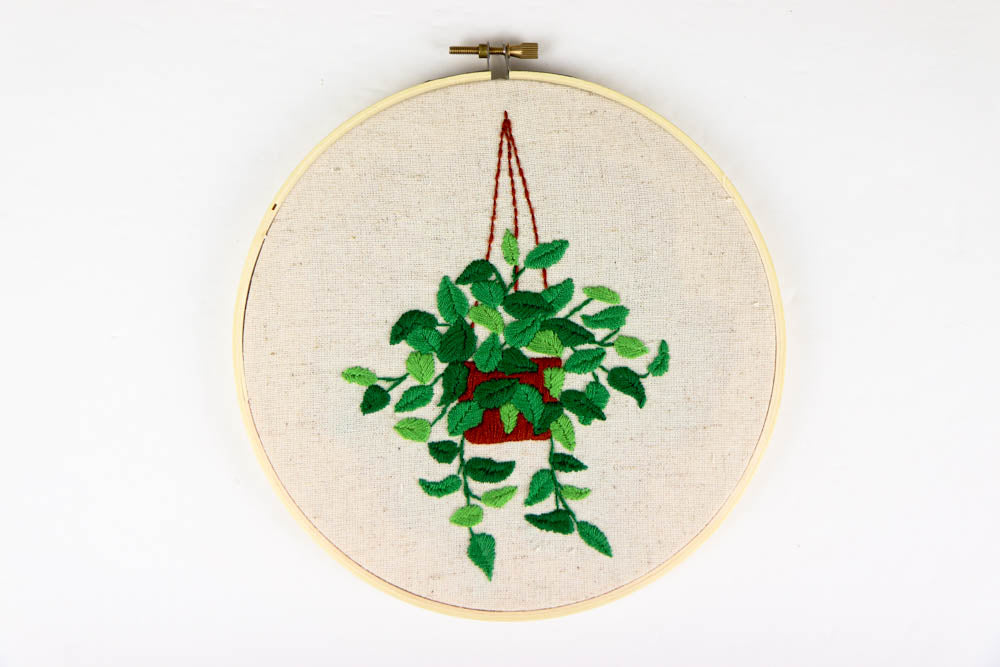 Plant Embroidery Kit - Great for Beginners