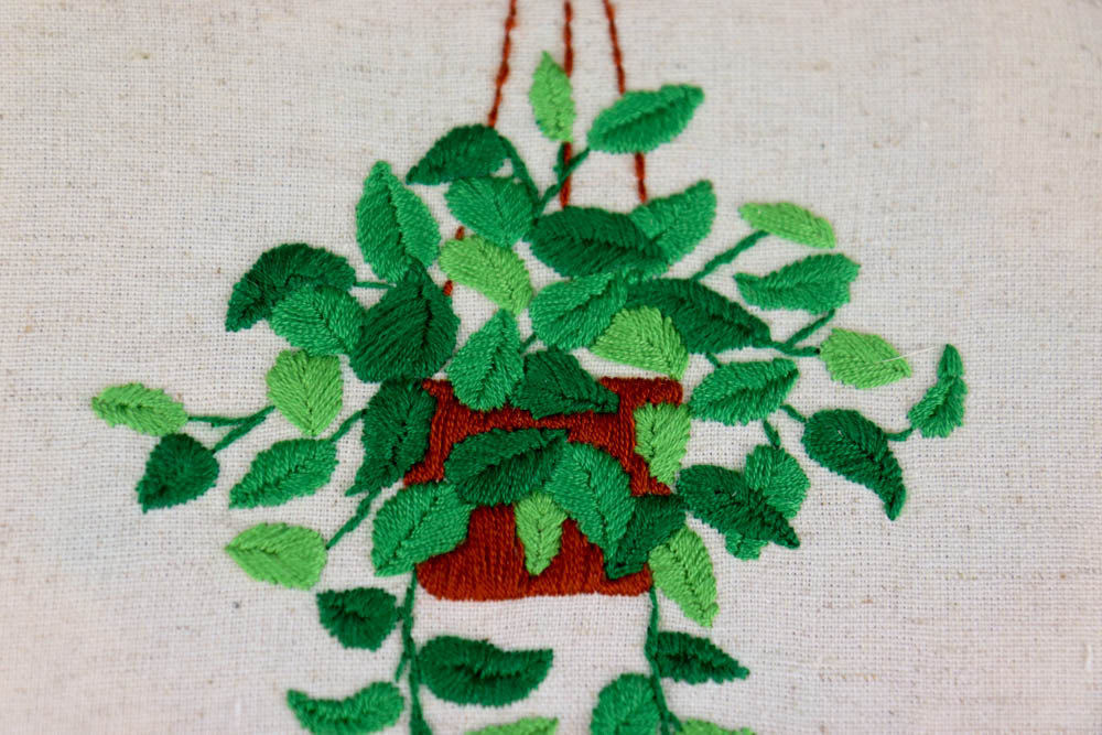 Plant Embroidery Kit - Great for Beginners