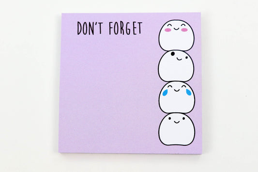 Don't Forget Blobby Sticky Notes - Oh, Hello Stationery Co. bullet journal Erin Condren stickers scrapbook planner case customized gifts mugs Travlers Notebook unique fun
