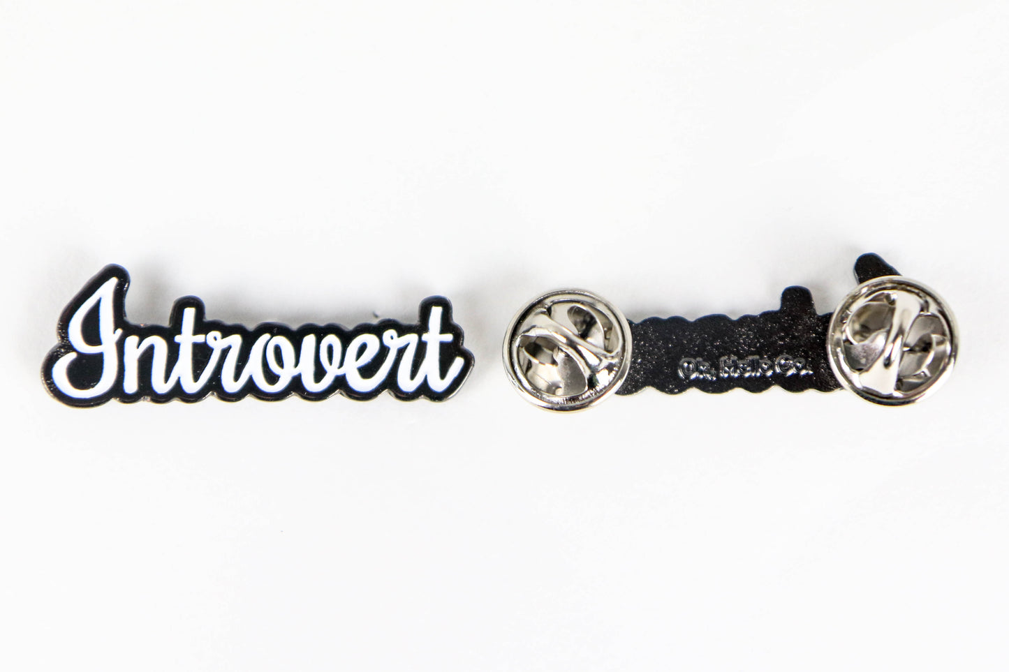 Introvert Enamel Pin - Oh, Hello Stationery Co. bullet journal Erin Condren stickers scrapbook planner case customized gifts mugs Travlers Notebook unique fun