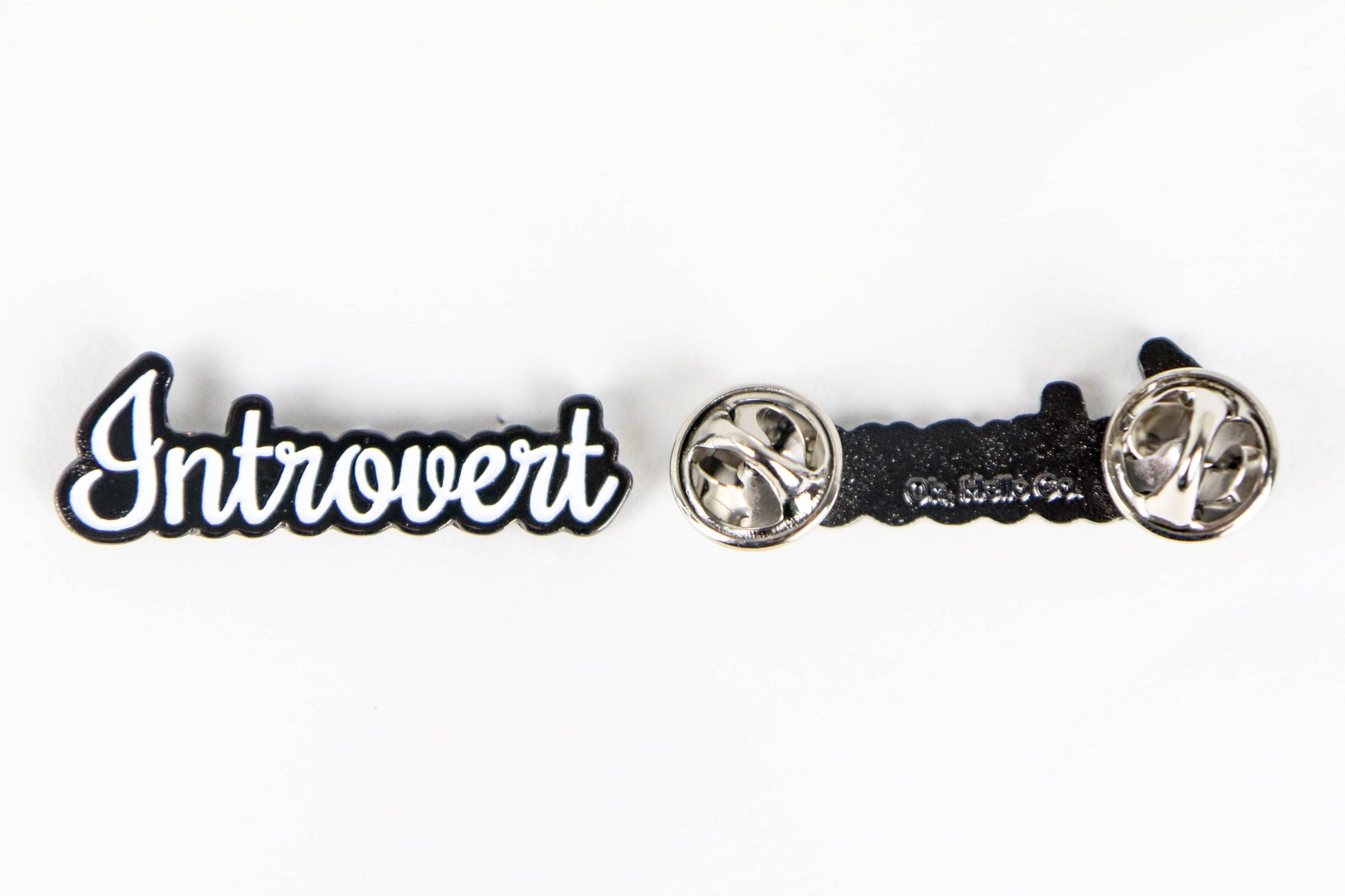 Introvert Enamel Pin - Oh, Hello Stationery Co. bullet journal Erin Condren stickers scrapbook planner case customized gifts mugs Travlers Notebook unique fun