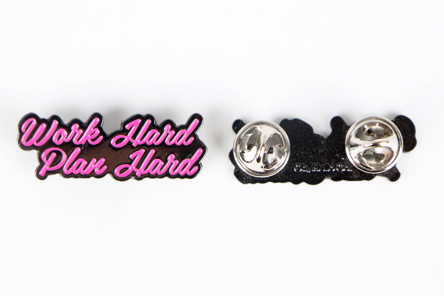 Work Hard Plan Hard Enamel Pins - 3 Color Options - Oh, Hello Stationery Co. bullet journal Erin Condren stickers scrapbook planner case customized gifts mugs Travlers Notebook unique fun