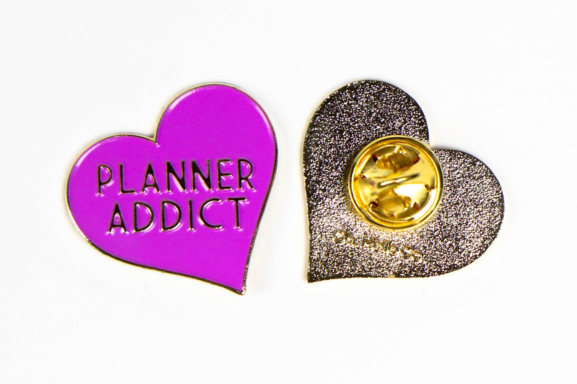 Purple Planner Addict Enamel Pin - Oh, Hello Stationery Co. bullet journal Erin Condren stickers scrapbook planner case customized gifts mugs Travlers Notebook unique fun