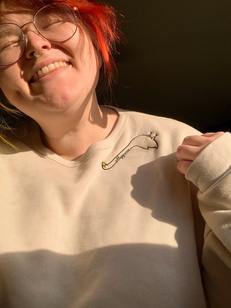 Embroidered Silly Goose Sweatshirt