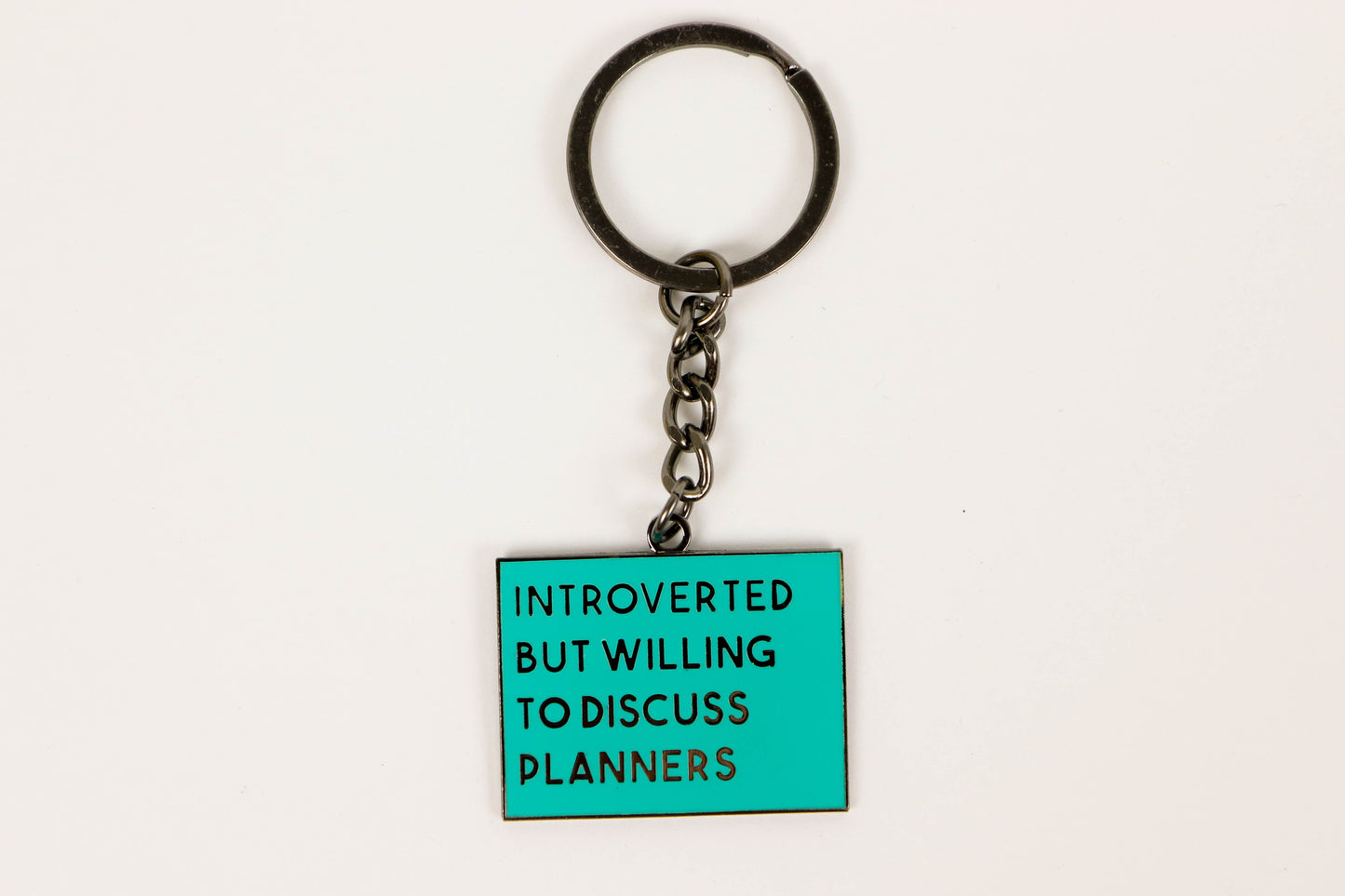 Introvert Planner Key Chain - Oh, Hello Stationery Co. bullet journal Erin Condren stickers scrapbook planner case customized gifts mugs Travlers Notebook unique fun