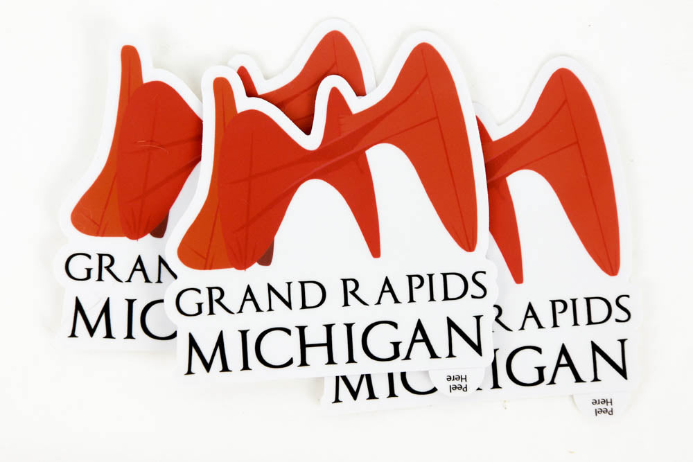 Grand Rapids Michigan Grand Vitesse Vinyl Sticker