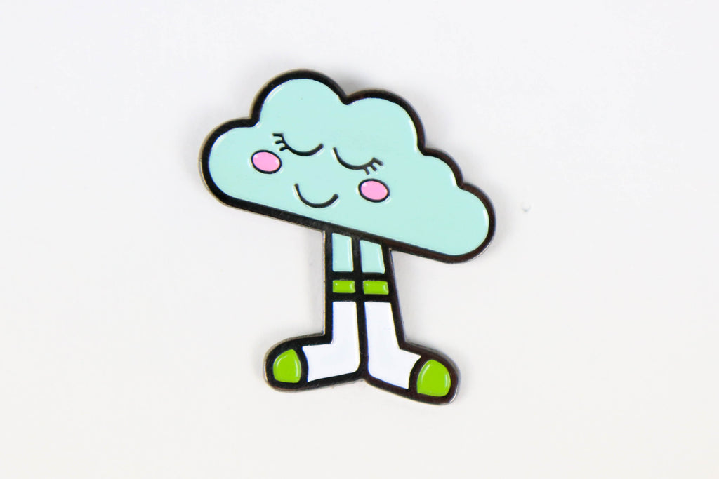 Head in the Clouds Enamel Pin - Oh, Hello Stationery Co. bullet journal Erin Condren stickers scrapbook planner case customized gifts mugs Travlers Notebook unique fun 