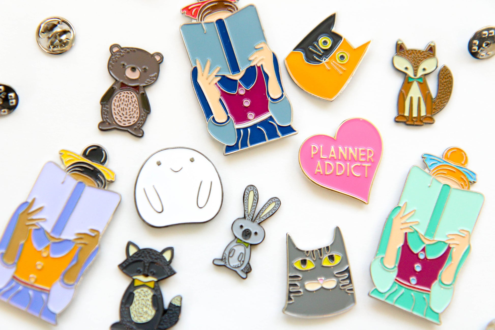 Mystery Misfit Enamel Pin - Oh, Hello Stationery Co. bullet journal Erin Condren stickers scrapbook planner case customized gifts mugs Travlers Notebook unique fun