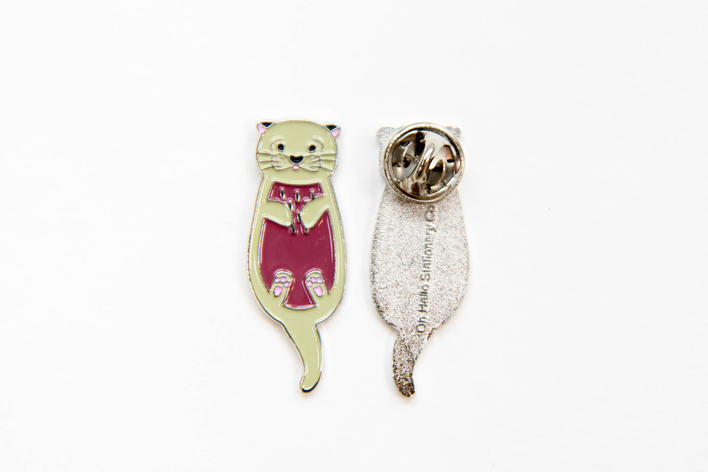 Otter Enamel Pins - Oh, Hello Stationery Co. bullet journal Erin Condren stickers scrapbook planner case customized gifts mugs Travlers Notebook unique fun
