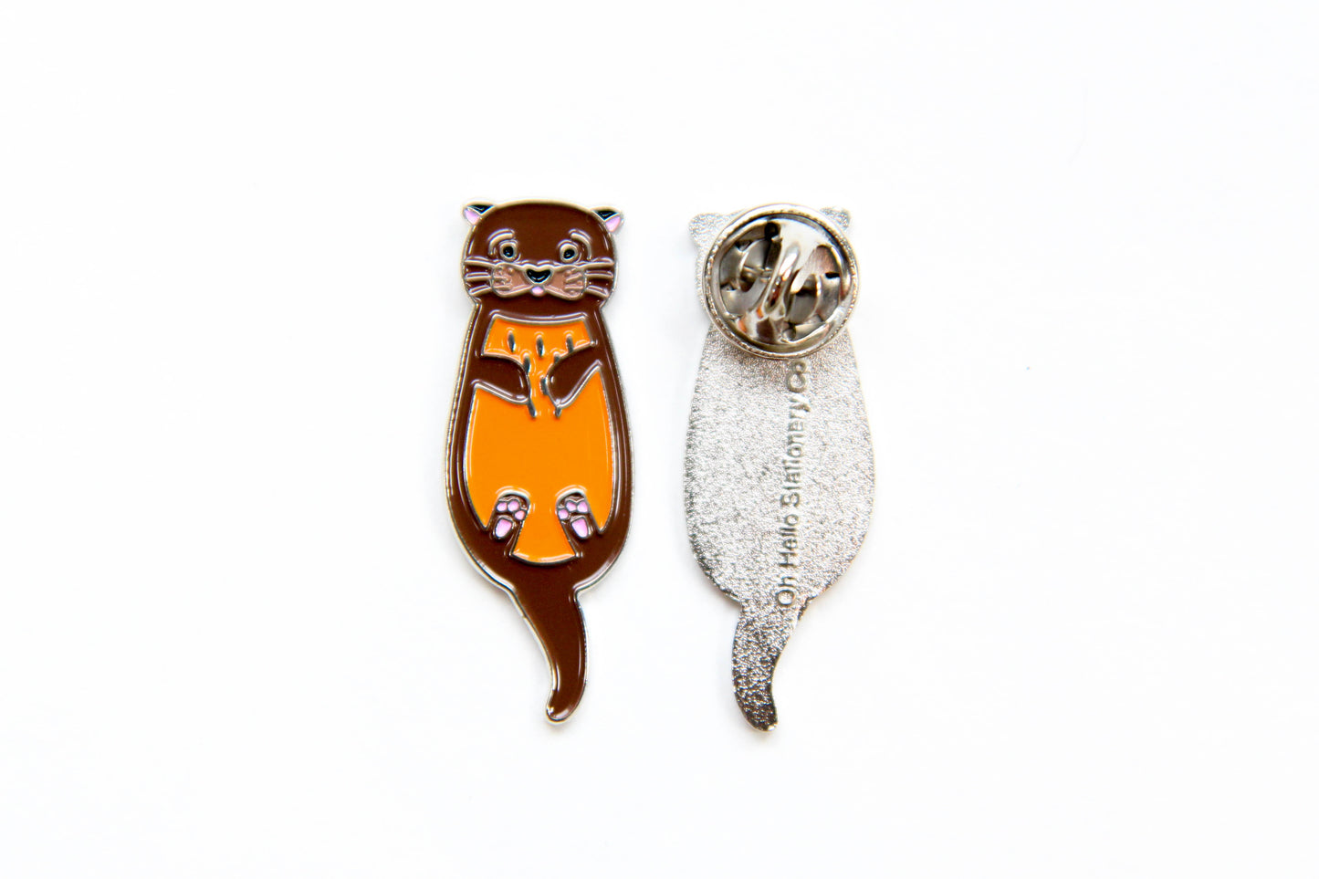 Otter Enamel Pins - Oh, Hello Stationery Co. bullet journal Erin Condren stickers scrapbook planner case customized gifts mugs Travlers Notebook unique fun