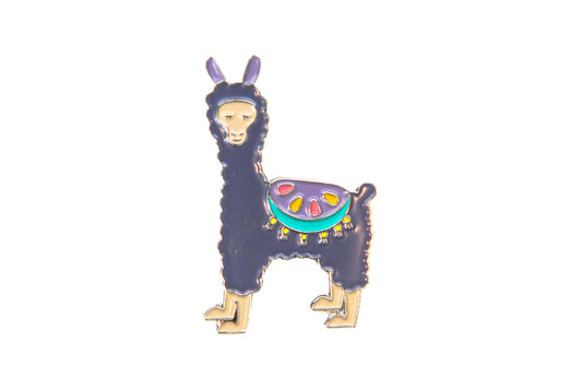 Llama Enamel Pin