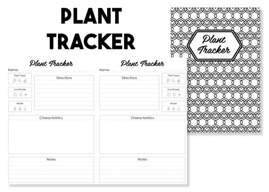 Plant Tracker Traveler's Notebook Insert - Oh, Hello Stationery Co. bullet journal Erin Condren stickers scrapbook planner case customized gifts mugs Travlers Notebook unique fun