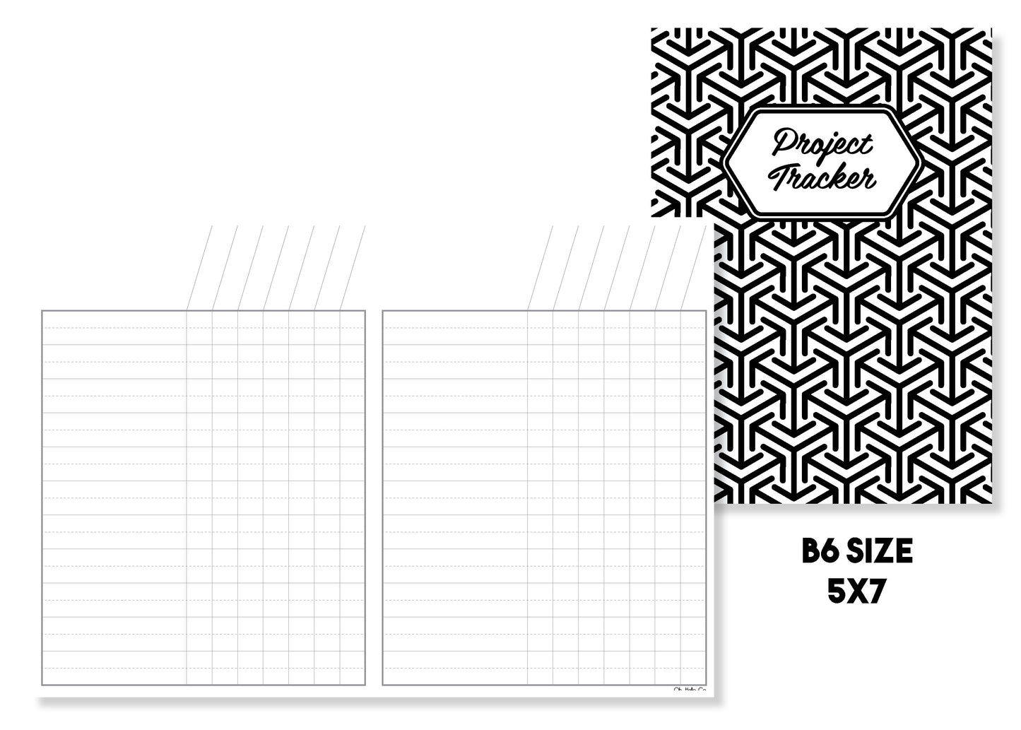 Project Tracker Traveler's Notebook Insert - Oh, Hello Stationery Co. bullet journal Erin Condren stickers scrapbook planner case customized gifts mugs Travlers Notebook unique fun