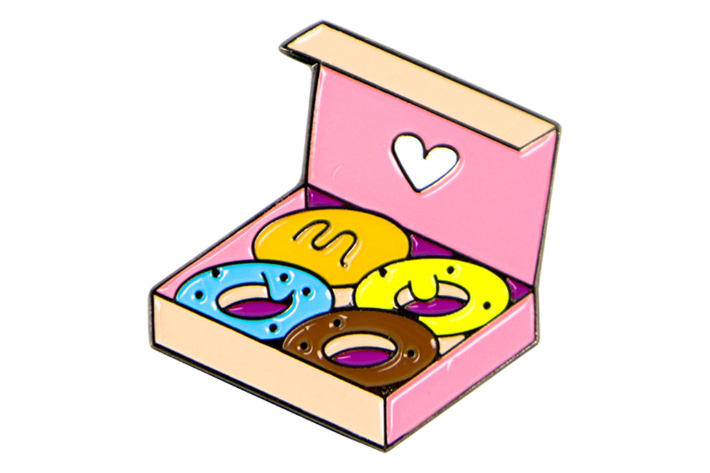Box of Doughnuts Enamel Pin