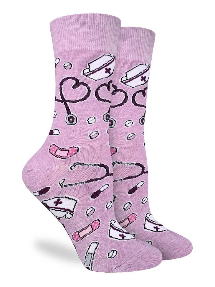 Women's Nursing Socks - Shoe Size 5-9