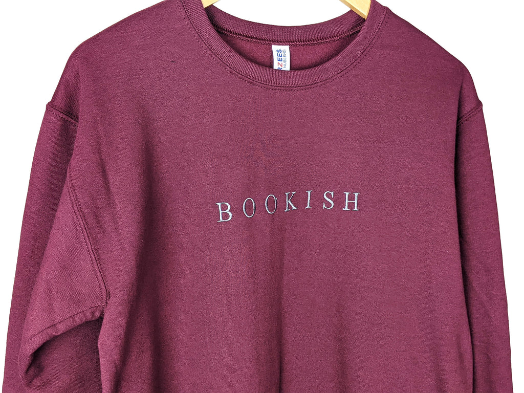 Embroidered Bookish Sweatshirt