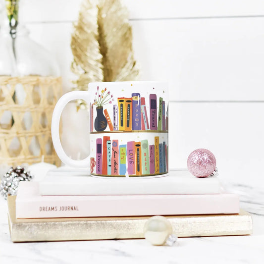 My Colorful Bookshelf Mug