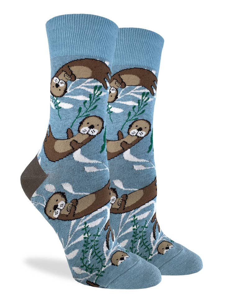 Women's Sea Otter Socks - Shoe Size 5-9
