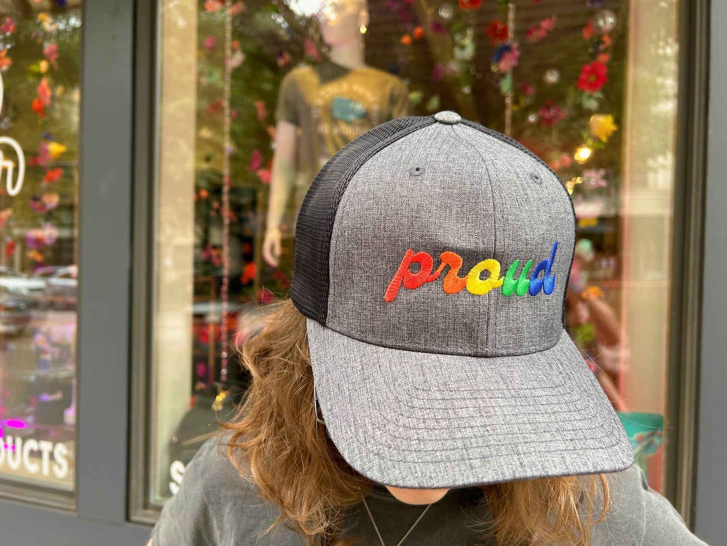 Embroidered Rainbow Proud Hat