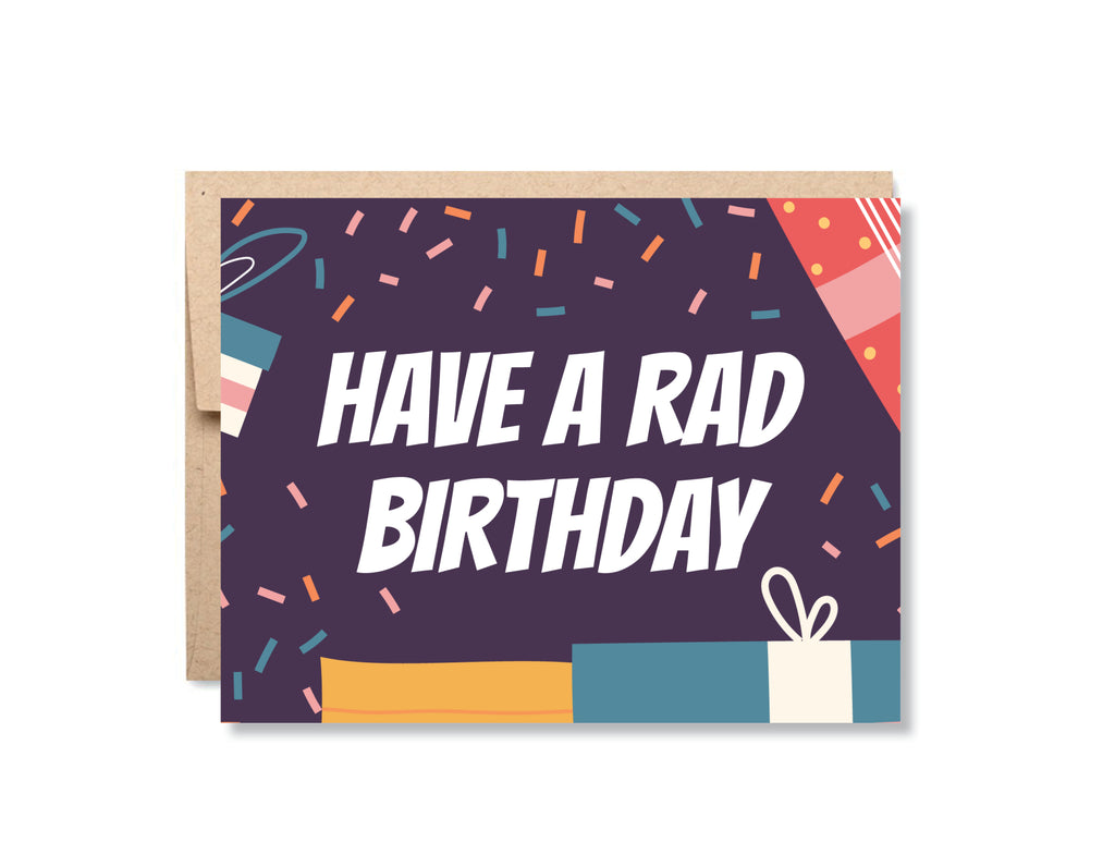 Totally Rad 90s Greeting Card Set or Single - Set #39