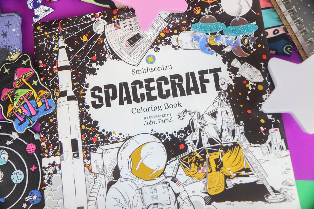 Spacecraft Coloring Book