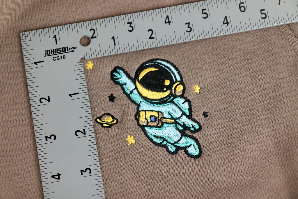 Embroidered Space Cadet Crewneck Sweatshirt