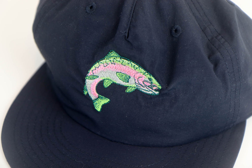 Embroidered Rainbow Trout Hat