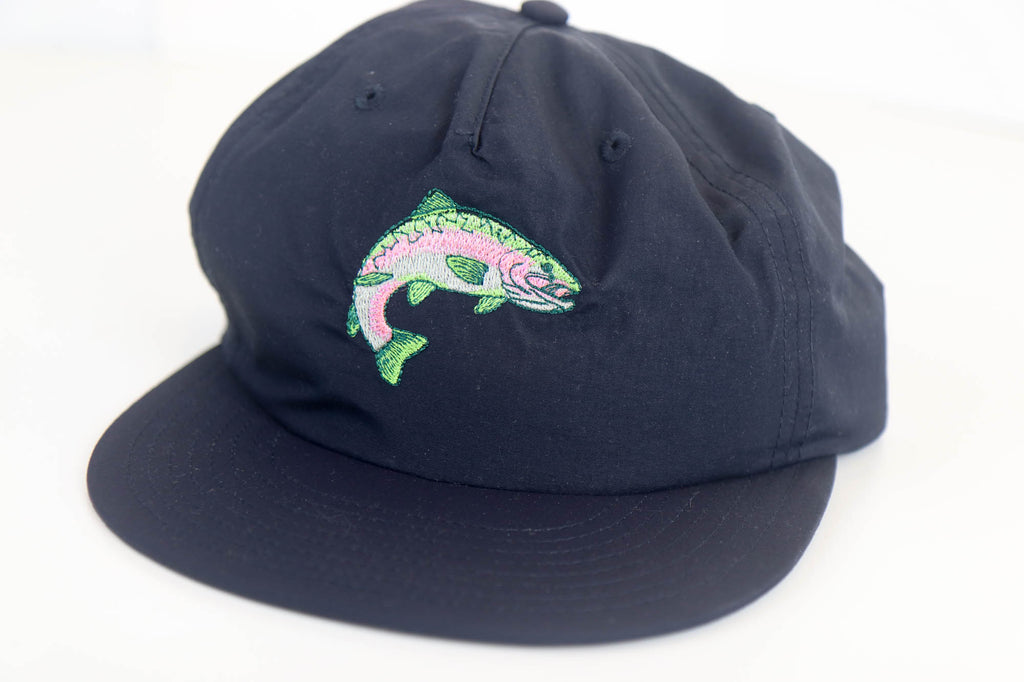 Embroidered Rainbow Trout Hat