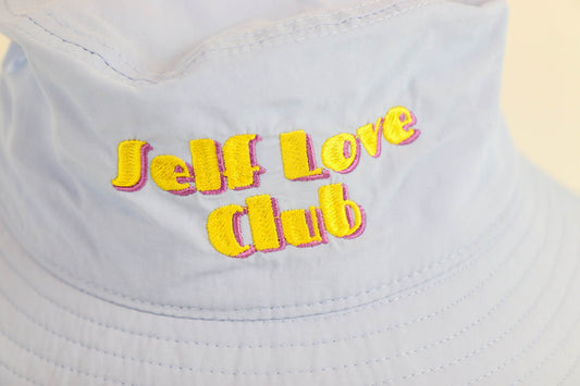 Self Love Club Embroidered Bucket Hat