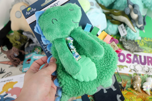 Itzy Friends Lovey Plush - James the Dino