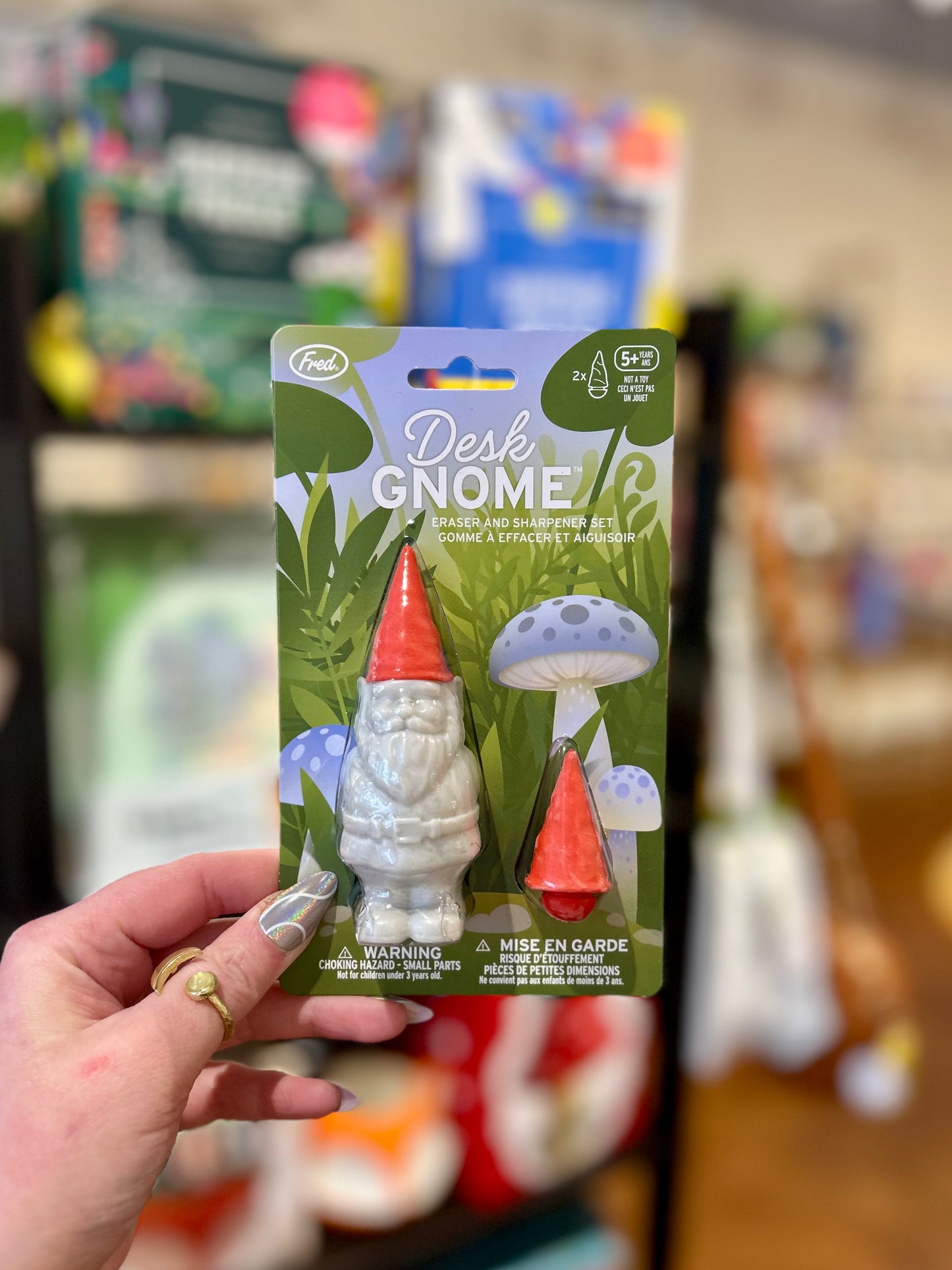 Desk Gnome Sharpener & Eraser