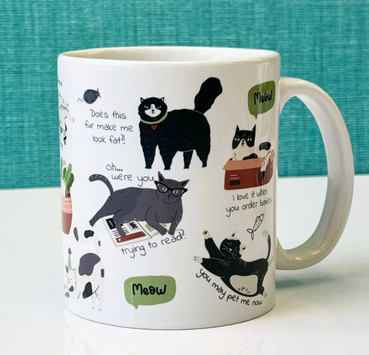 Feisty Felines Coffee Tea Mug