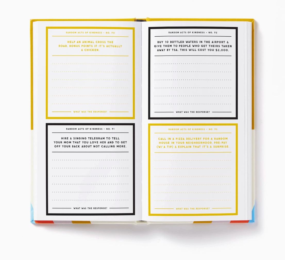 A Billion Random Acts of Kindness Journal