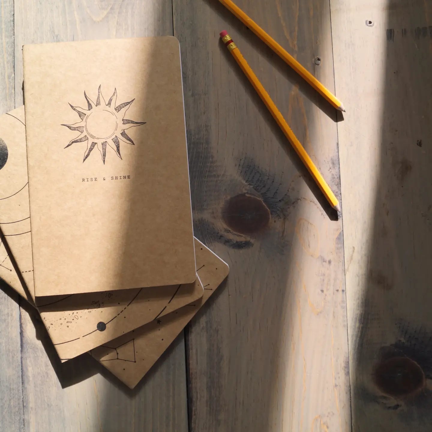 Science & Astronomy Kraft - 3 pk lined