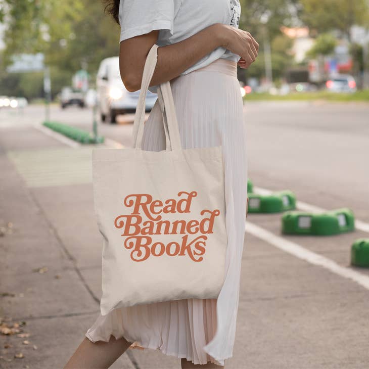 Boob Tote Bag/Read Banned Books Tote Bag