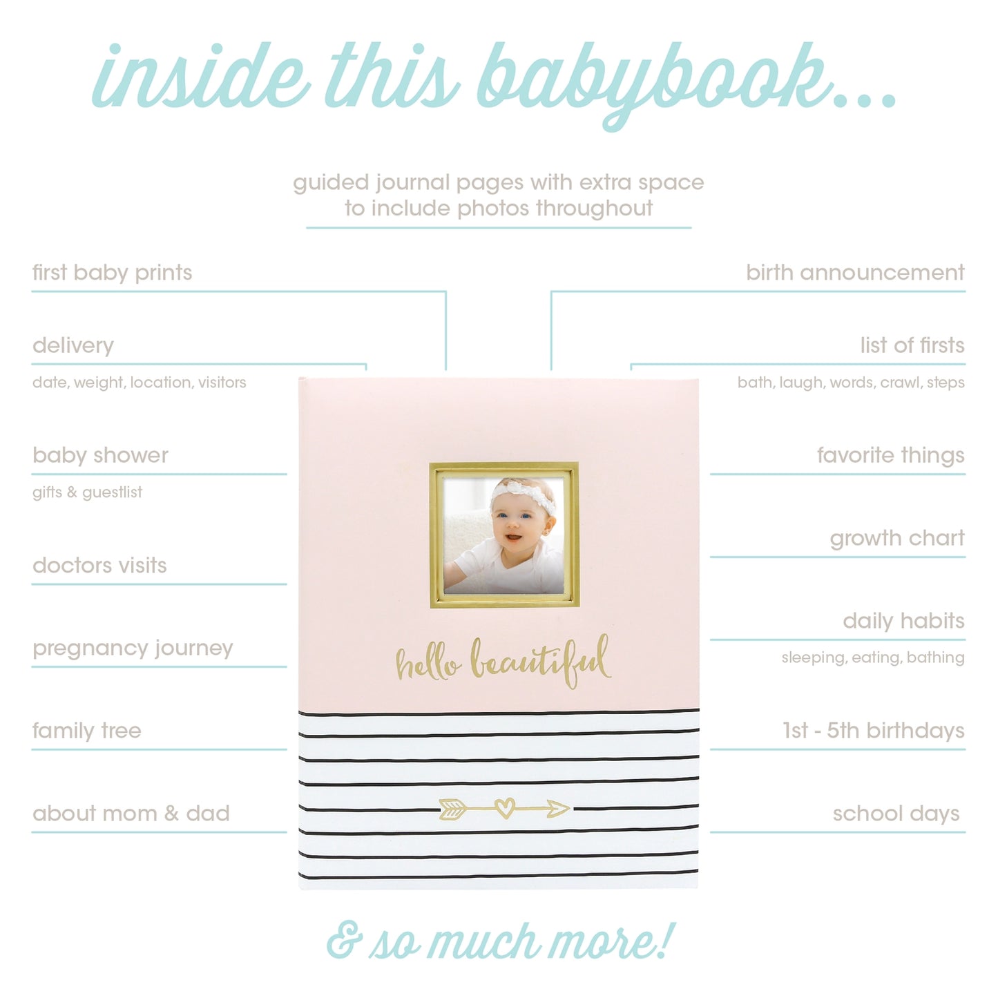 Hello Baby Memory Book - "Hello Beautiful"