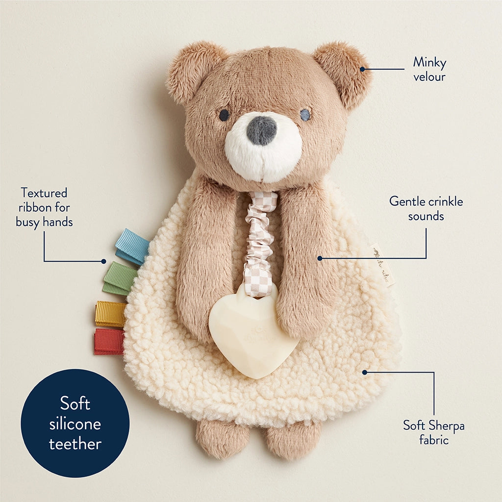 Itzy Friends Lovey Plush - Theo the Bear